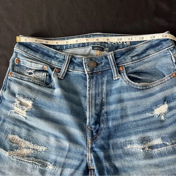 Men’s American Eagle Outfitters Airflex Slim Fit Blue Jeans 29x34 some flaws - Picture 9 of 11